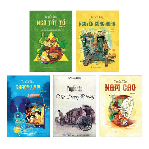  Sách: Combo 5 Cuốn Tuyển Tập Danh Tác Văn Học Việt Nam (Nam Cao + Thạch Lam + Ngô Tất Tố + Vũ Trọng Phụng + Nguyễn Công Hoan) 