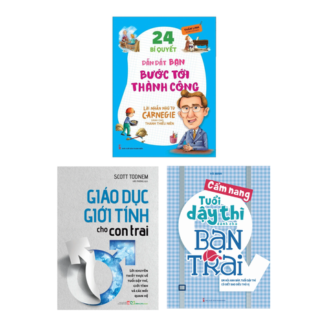 Sách: Combo 3 Cuốn Cẩm Nang Tuổi Dậy Thì Cho Bạn Trai