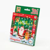 Đồ Chơi DUKA: Trò chơi 2 in 1 Ghép tranh + Bảng vẽ : Giáng sinh,DK81434