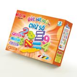Đồ chơi DUKA: Đất sét màu - Chữ số,DK81441