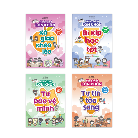 Sách: Combo 4 Cuốn Hành Trình Lớn Khôn - Dành Cho Bạn Nữ