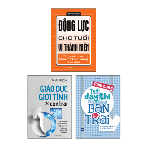Sách: Combo 3 Cuốn Cẩm Nang Tuổi Dậy Thì Cho Bạn Trai