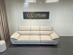 Sofa Perry bọc da bò nhân tạo SENA màu trắng