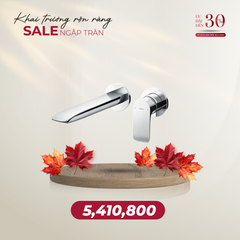 Vòi Lavabo TOTO TLG04310BB Nóng Lạnh Gắn Tường