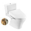 Bồn cầu 2 khối CS326DW26#XW kèm nắp rửa WASHLET dòng S1 – TCF23661GAA