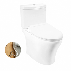Bồn cầu hai khối CS769DRE6#XW kèm nắp rửa cơ ECOWASHER TCW11S