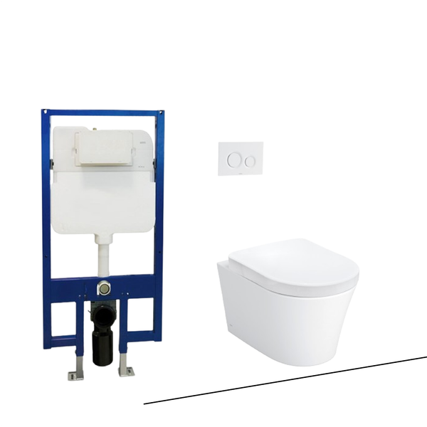 Bồn cầu treo tường CW553#W  TC384CVK#W  MB174P#WH  WH172A