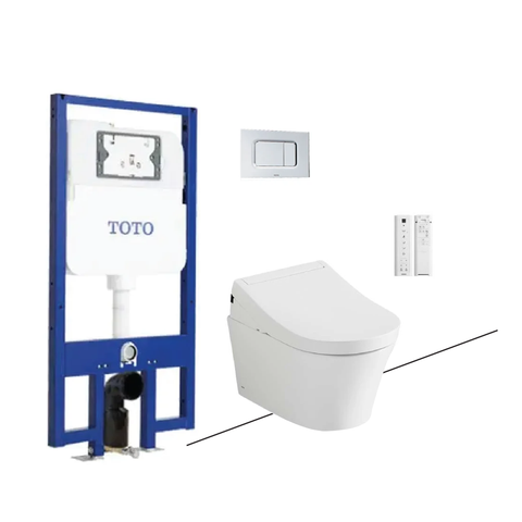 Bồn cầu treo tường CW553C TCF34570GAA WH172AAT TCA502 MB170P#SS