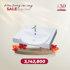 Chậu rửa mặt bán âm LW983B