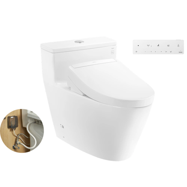 Bồn Cầu Điện Tử TOTO MS625DW25#XW Nắp Rửa Washlet TCF34461GAA S5