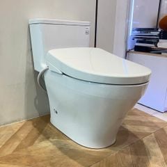 Bồn cầu một khối MS857CDW23 kèm nắp rửa điện tử WASHLET dòng S7 – TCF47360GAA