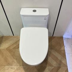 Bồn cầu một khối MS857CDW23 kèm nắp rửa điện tử WASHLET dòng S7 – TCF47360GAA