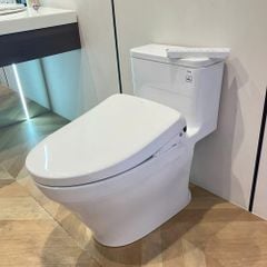 Bồn cầu một khối MS857CDW23 kèm nắp rửa điện tử WASHLET dòng S7 – TCF47360GAA