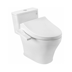 Bồn cầu điện tử TOTO MS857CDW26#XW kèm nắp rửa Washlet TCF23661GAA#NW1 dòng S1 giấu dây