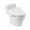 Bồn cầu điện tử TOTO MS857CDW26#XW kèm nắp rửa Washlet TCF23661GAA#NW1 dòng S1 giấu dây