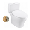 Bồn cầu một khối MS857DE6#XW kèm nắp rửa cơ ECOWASHER TCW11S
