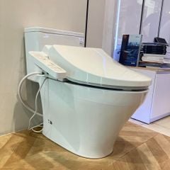 Bồn cầu một khối MS857CDW18 kèm nắp rửa điện tử WASHLET dòng C2 cơ bản – TCF23710AAA
