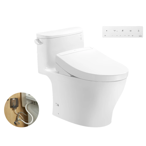 Bồn Cầu Điện Tử TOTO MS887RW25 Nắp Rửa Washlet TCF34461GAA S5
