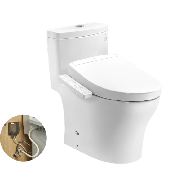 Bồn Cầu Điện Tử TOTO MS889DRW24#XW Washlet Nắp TCF33461GAA Dòng S2
