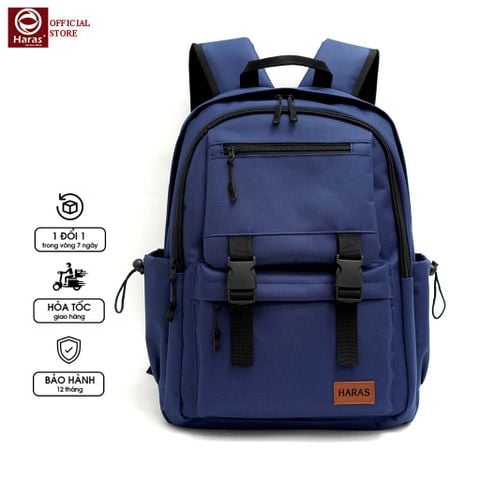 Balo Nam Nữ Kiểu Dáng Basic Thương Hiệu HARAS Thời Trang Phong Cách HR384