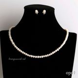  Bộ ngọc trai 5,6 ly trẻ trung, khóa hoa cách điệu 