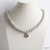  Bộ ngọc trai ánh xám thời thượng 