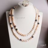  Vòng cổ ngọc trai dáng dài phong cách 