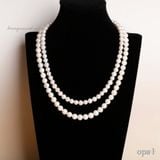  Vòng cổ ngọc trai 2 layer trắng sang trọng-Món quà tri ân 