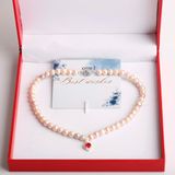  BST Vòng cổ ngọc trai ánh sắc nhẹ nhàng + TẶNG hoa tai 