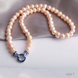  BST Vòng cổ ngọc trai ánh sắc nhẹ nhàng + TẶNG hoa tai 