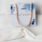  Bộ ngọc trai oval hồng dịu dàng tặng mẹ 