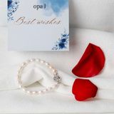  Bộ ngọc trai hạt oval trắng 