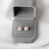  BST Hoa tai bạc đính ngọc trai và đá tặng mẹ 