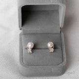  BST Hoa tai bạc đính ngọc trai và đá tặng mẹ 