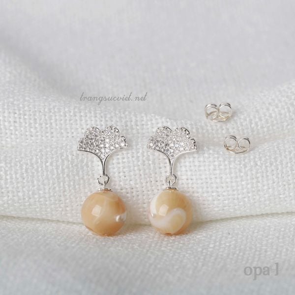  Hoa tai bạc đính đá, vẻ đẹp khác biệt 