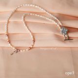  BST  choker ngọc trai hạt gạo nhí, xu hướng trẻ trung 