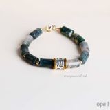  Vòng tay đá thạch anh rêu -bản lĩnh từ thiên nhiên 