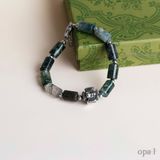  Vòng tay đá thạch anh rêu -bản lĩnh từ thiên nhiên 