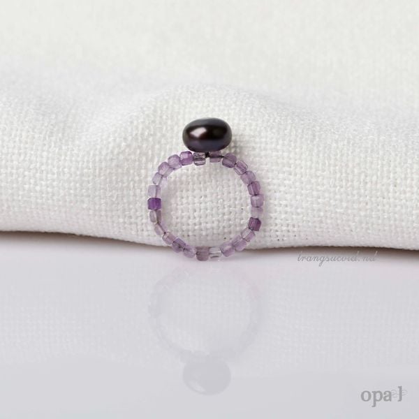  Nhẫn Ngọc Trai Phiên Bản Giới Hạn – Chỉnh Ni Theo Tay | Opal 