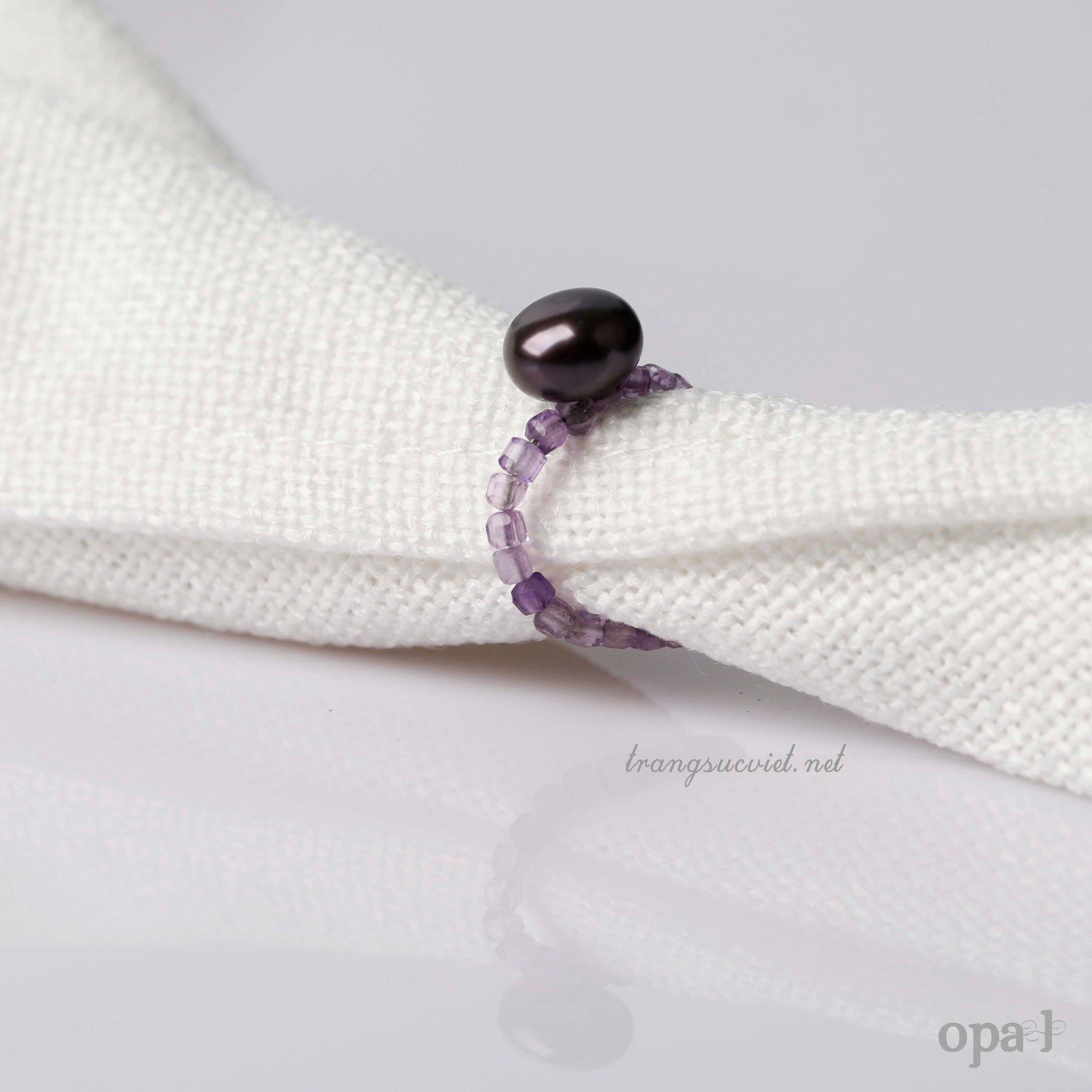  Nhẫn Ngọc Trai Phiên Bản Giới Hạn – Chỉnh Ni Theo Tay | Opal 