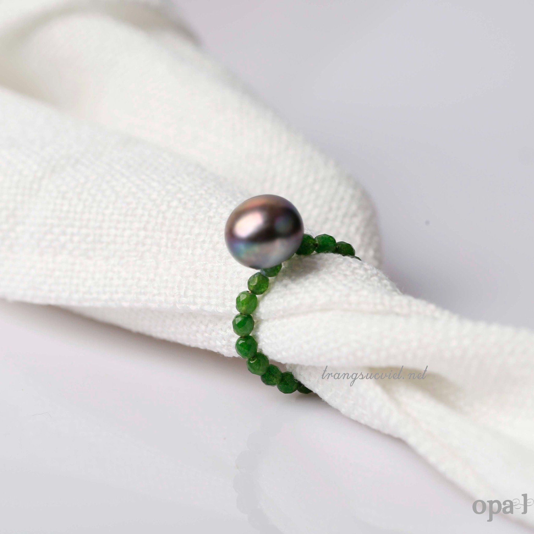  Nhẫn Ngọc Trai Phiên Bản Giới Hạn – Chỉnh Ni Theo Tay | Opal 
