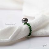  Nhẫn Ngọc Trai Phiên Bản Giới Hạn – Chỉnh Ni Theo Tay | Opal 