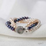  Vòng tay ngọc trai 3 layer sang trọng và tinh tế 