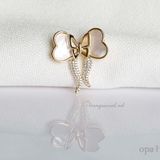  “Quà tặng tri ân, Cài áo tinh tế ánh xà cừ 