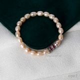  Vòng tay ngọc trai oval 