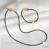  Bộ vòng cổ, vòng tay đính ngọc trai hiện đại 