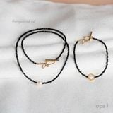  Bộ vòng cổ, vòng tay đính ngọc trai hiện đại 