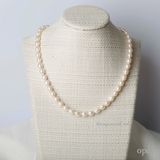  Bộ ngọc trai hạt Oval khóa xuyên 