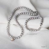  Bộ ngọc trai ánh xám thời thượng 