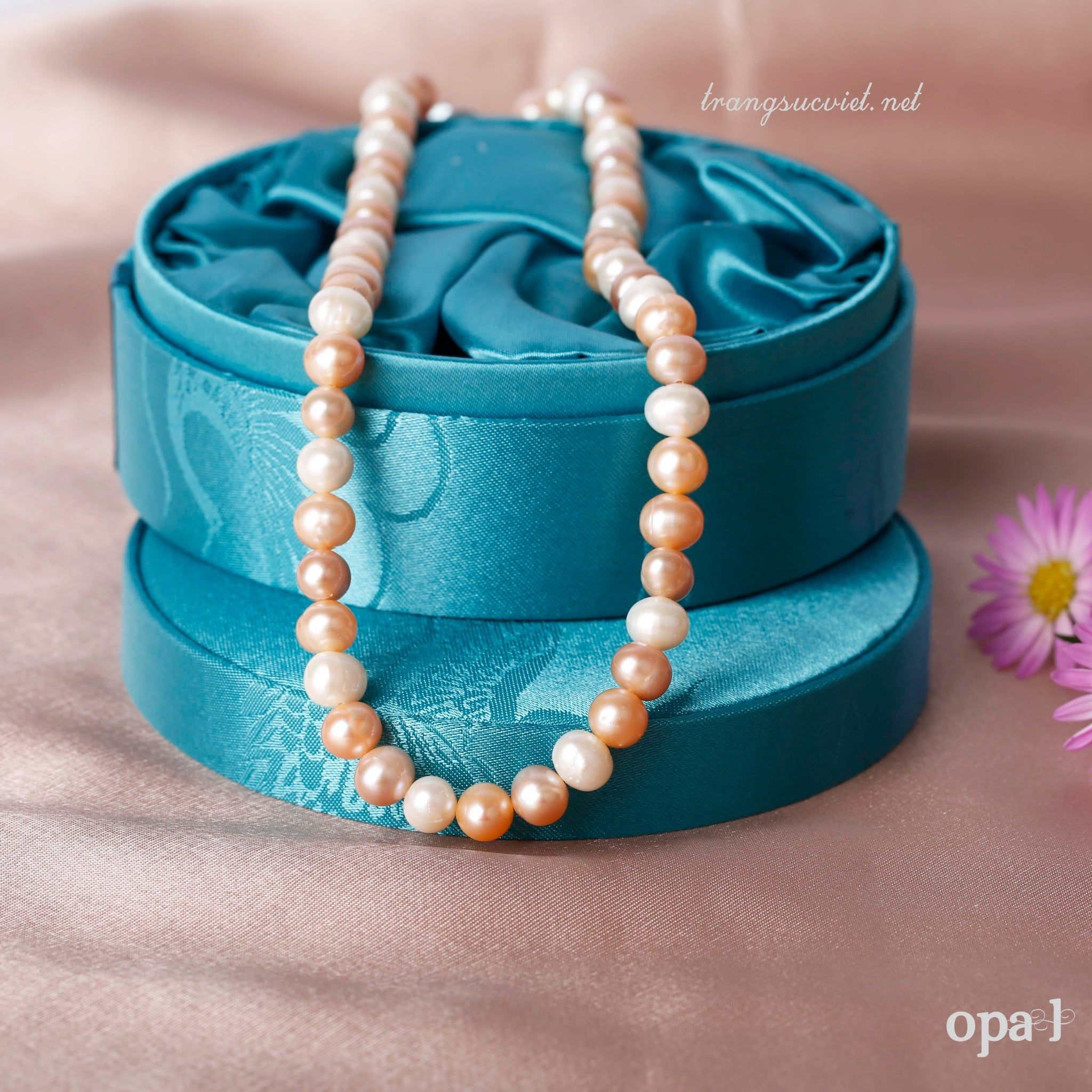  BST vòng cổ ngọc trai đón tết 